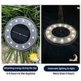 thumbnail image 4 of Dvkptbk Led Lamp Solar Ground Lights 12Led Solar Powered Garden Light Outdoor Landscap Home & Garden, 4 of 9