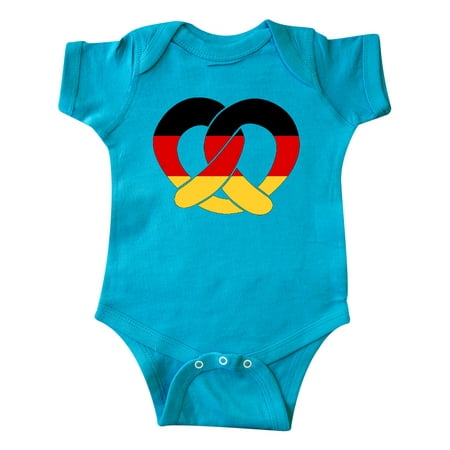

Inktastic German Flag in Pretzel Shape Gift Baby Boy or Baby Girl Bodysuit