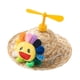 thumbnail image 2 of Gorro de paja tejido a mano, adorno para la cabeza para mascotas, accesorio bonito para disfraz de perro. Flor, 2 of 9