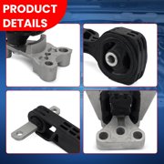 MOCA AUTOPARTS Engine Motor and Transmission Mount Kit Fit for 2006-2010 Honda Civic 1.8L