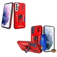 thumbnail image 3 of For Motorola Moto G Stylus 5G 2024 Invisible Wallet Credit Card Holder with Ring Stand Kickstand Heavy Duty Slim Shockproof Hybrid Phone Case Cover by Xpression - Red, 3 of 9