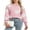 01 Pink, variant on Flower Sweaters for Women Elegant Floral Printed Crew Neck Sweater Loose Cute Puff Sleeve Junior Back to School Pullover Sweater Shermie