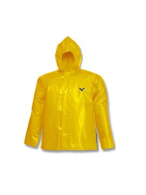 3X Gold 32" Iron Eagle 10 mil Polyurethane And Nylon Waterproof Jacket With Front Snap