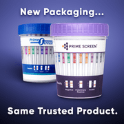Prime Screen - 12 Panel Instant Urine Drug Testing Cup_ [2 Pack] T-3124