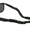 thumbnail image 3 of WIRESTER Cotton Eyewear Retainer Sunglass Strap, Elastic Neck Retainer Cord Lanyard for Eyeglasses & Sunglasses Holder Chain - Shamrock Clover Leaves, 3 of 5