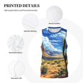 thumbnail image 3 of Pofeuu Western Desert Cactus Print Basketball Jersey, Shirts for Men Youth Basketball Jersey Crew Neck-Small, 3 of 6