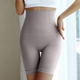 thumbnail image 2 of LNWUY Shapewear Tummy Control Underwear for Women Seamless Shaping High Waisted Panties Slimming Soft Breathable Panty Gray L, 2 of 6