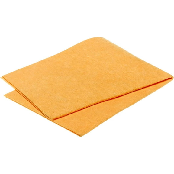 Sorelle Home & Kitchen | Reusable Cuban Style Mop Cloth | Super Absorbent Multi-Purpose Cleaning Shammy (Chamois) Towel Cloth | Machine Washable, Will Not Scratch (3PC, Orange)