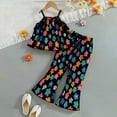 thumbnail image 2 of Toddler Baby Girl Summer Clothes Outfit Funny Letter T Shirt Top Short Set Infant Girl Clothes 6 12 18 months 2T 3T Shorts Set Girls Summer Set 3-10 Years,9-10 Years, 2 of 6