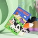 thumbnail image 4 of Libro de tela de dibujos animados Animal Tails Baby Bath Book para niños y niñas (Granja), 4 of 7
