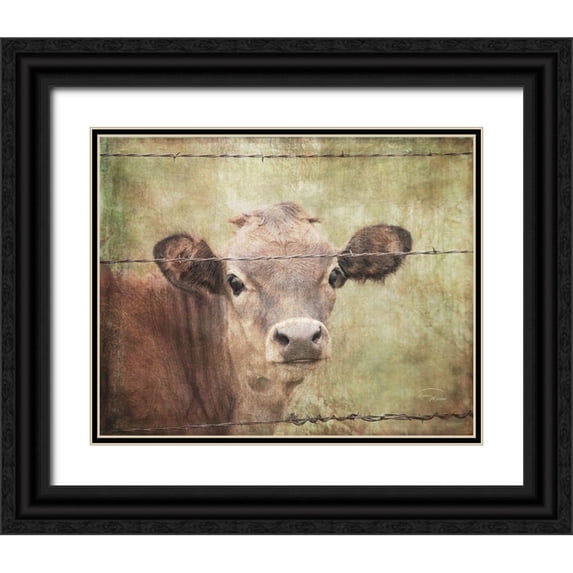 Murdock, Ramona 14x12 Black Ornate Wood Framed with Double Matting Museum Art Print Titled - Little Bess