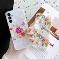 thumbnail image 3 of Samsung Galaxy A14 5G Case Ultra Thin Hybrid Hard Back Silicone Bumper Floral Butterfly Phone Case for Galaxy A14 5G (Samsung Galaxy A14 5G, Flower), 3 of 7