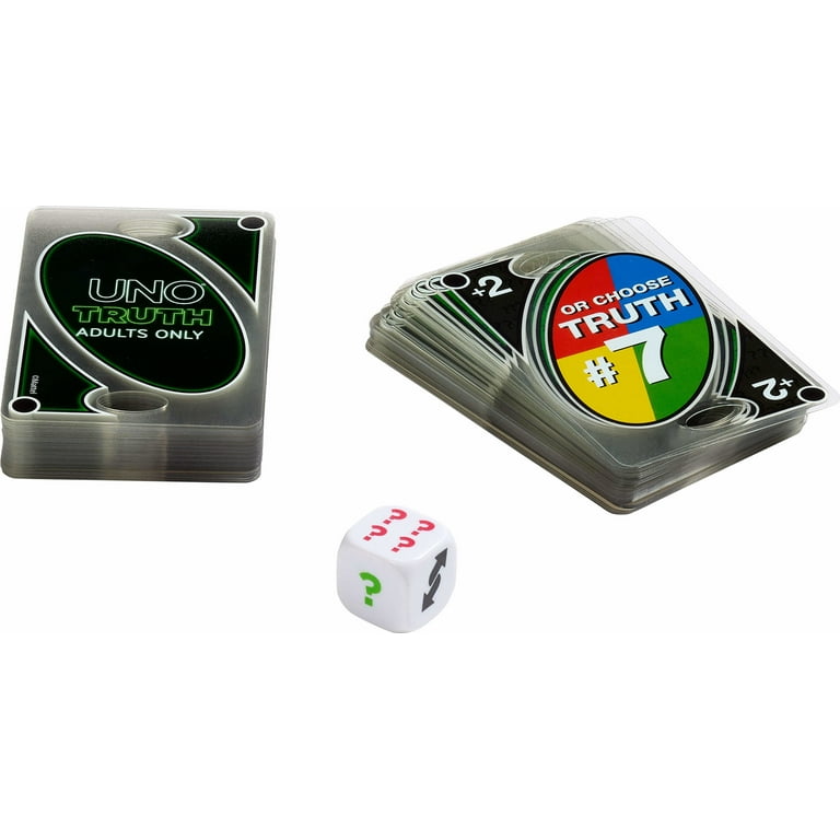 UNO Truth Adults Only Card Game, 4-Level Raciness Play for Travel