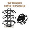 thumbnail image 3 of Coffee Pod Holder, Coffee Pod Storage Compatible for K Cups (27 Pods), Spins 360-Degrees Coffee Pod, 3 of 5