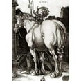 thumbnail image 2 of Durer, Albrecht 18x24 Black Modern Framed Museum Art Print Titled - The Large Horse, 2 of 4