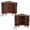 26.4''D x 36.5''W x 30''H, variant on ICEELF Fluted Corner Storage Cabinet with Built-in Outlets, Space-Saving Triangle Cabinet with 2 Sliding Doors, Open Shelf & Adjustable Shelf for Living Room, Dining Room
