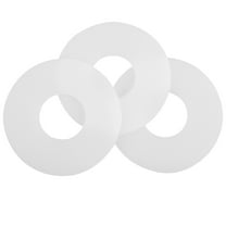 HONMEET 3 Pcs Valve Seal Ring Silicone Base Sealing Washer Tank Gaskets Replacement Part For Bathroom 3 Inch