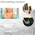 thumbnail image 2 of Anti-slip Pad Gripping Clear Double-Sided Adhesive Washable for Home Kitchen, 2 of 8