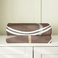 thumbnail image 3 of Erosebridal Geometric Circle Line Sherpa Blanket 30x40, Brown Abstract Aesthetic Fuzzy Blanket Throw, 3 of 7