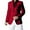 01 Red, variant on Mens Blazer Slim Fit Blazers Suit Separates Coat Sport Coats with Pockets for Wedding Prom Party