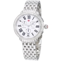 Michele MWW21A000001 Serein Female Stainless Steel Silver 40MM Quartz Analog Chronograph Watch