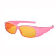thumbnail image 2 of Womens Polarized Rhinestone Sunglasses that Fit Over Prescription Glasses with Night Driving Lens & UV400 Protection - Pink, 2 of 5