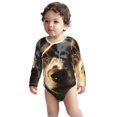 thumbnail image 2 of Sigee Flower Crown Dog for Baby Unisex Baby Cotton Long-Sleeve Bodysuits Soft Cotton, Breathable-2 Years, 2 of 6