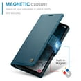 thumbnail image 4 of CaseMe Funda de Cuero para Samsung Galaxy S23 FE con Bloqueo RFID, para Samsung Galaxy S23 FE Funda para Mujer y Hombre, Tarjetero con Cierre Magnético, Funda Tipo Folio para Samsung Galaxy S23 FE, 4 of 11