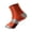 Orange, variant on Men's Short Basketball Socks Single Pair Colorful Breathable Athletic Ankle Sock