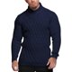 thumbnail image 1 of Gibobby Suéter para hombre Suéter de Cuello Redondo para Hombre, Ajuste Delgado, Ligero, suéter de Punto para Uso Casual o Elegante(Marina,Mediana), 1 of 5