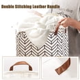 thumbnail image 4 of Fabric Cotton and Linen Storage Bag Foldable Laundry Basket Toy Storage Bag, 4 of 5