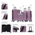 thumbnail image 4 of InUSA TREND 4-Piece Luggage Sets with Spinner Wheels, Handle, Trolley, (20"/24"/28"/32"), Rose Gold, 4 of 6