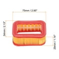 thumbnail image 2 of Uxcell 75x54x29mm Plastic Paper Air Filter Kit for 5200 5800 52cc 58cc Chainsaw 2Pcs, 2 of 6