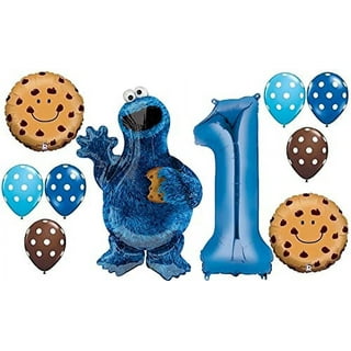 DIY Cookie Monster  Monster 1st birthdays, Cookie monster birthday party,  Monster birthday parties