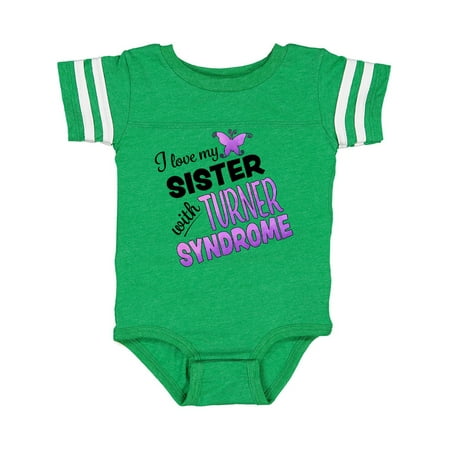 

Inktastic I Love my Sister with Turner Syndrome Gift Baby Boy or Baby Girl Bodysuit