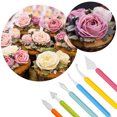 thumbnail image 4 of Yuarrent Herramientas de modelado de Fondant de doble cabezal, pastel de queso, decoración de glaseado, utensilios para hornear de boda para el hogar, Type3 NO3 Yuarrent HA010281-01, 4 of 6