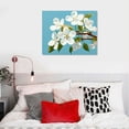 thumbnail image 4 of COMIO zoinart Hand Painted Oil Painting on Canvas Abstract White Flower Modern Canvas Wall Art Floral Contemporary Art Textured Tree Artwork for Home Decorations, 4 of 4