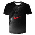 thumbnail image 1 of Camiseta Gráfica 3D De Manga Corta Cuello Redondo Para Hombres Y Mujeres Ropa Casual Streetwear Cómodo Topspangjing, 1 of 4