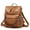 Brown, variant on YOMYM Backpack Purse for Women Fashion Waterproof PU Leather School Backpack Convertible Shoulder Bags Brown