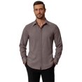 thumbnail image 3 of COOFANDY Men's Button Down Shirts Long Sleeve Wrinkle Free Shirt Business Casual Dress Shirts, 3 of 6