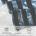 thumbnail image 3 of Dreamtimes USA American Flag Navy Camouflage Hand Towels for Bathroom 100% Cotton 2 pcs Face Towel 16 x 28 inch, Absorbent Soft & Skin-Friendly, 3 of 6