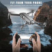 NBD 4K Drone with Camera for Adults, 52-Min Flight, 10,000FT Range, 249g Foldable FPV Quadcopter, 5G WiFi, Brushless Motor, Smart Return Home (Grey)