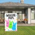 thumbnail image 3 of Welcome Peeps Easter Bunny Garden Flag For Home Outdoor Garden Yard Decor 12x18 Inch, 3 of 5
