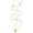Yellow, variant on Delicate Drip Color Flower Bud Pendant Necklace Stainless Steel Neck Chain For Gift Giving And Daily Adornment