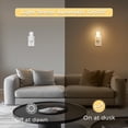thumbnail image 2 of LOHAS Plug in Night Light, Dimmable LED Night Lights With Dusk to  Sensor, Soft White 3000K Sleep Nightlight, Adjustable Brightness 5-80lm Mini Light for   Room Hallway Kitchen, 2 Pack, 2 of 6
