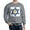 Graphite Gray, variant on - Star Of David With Cross Sweatshirt - Crew Neck Sweatshirt