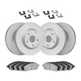thumbnail image 3 of KarParts360 For Mercury Grand Marquis 2003-2011 Brake Rotors Set Front And Rear | Cast Iron | Vented | Excluded Calipers | Commercial / Fleet Duty Driving Style | Plain Rotor Style, 3 of 4