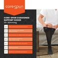 thumbnail image 5 of Core-Spun Moderate Support Cushioned Compression Socks, 20-30mmHg Compression, White, XX-Large, 5 of 7