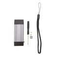 thumbnail image 1 of M.2 NVMe SSD Enclosure, 2TB Capacity Slim Portable USB3.2 Type C Connector PCIe SSD Enclosure  for PC, 1 of 7