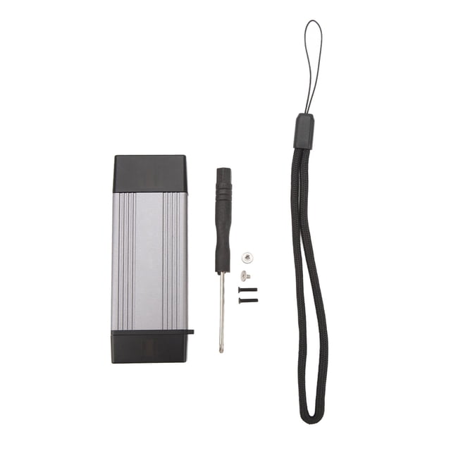 M.2 NVMe SSD Enclosure, 2TB Capacity Slim Portable USB3.2 Type C Connector PCIe SSD Enclosure for PC